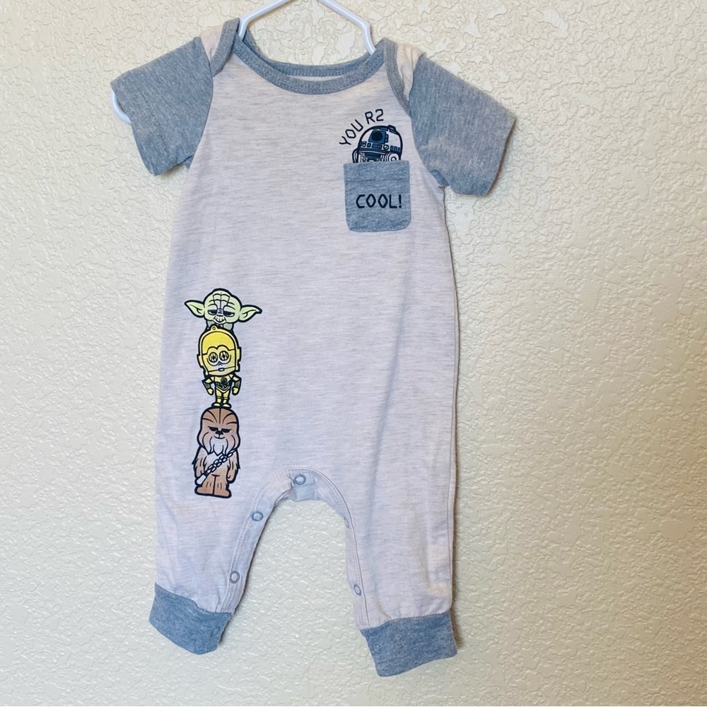Star Wars infant body suit outfit Chewbacca R2-D2 3cpo yoda 3/6‎ months